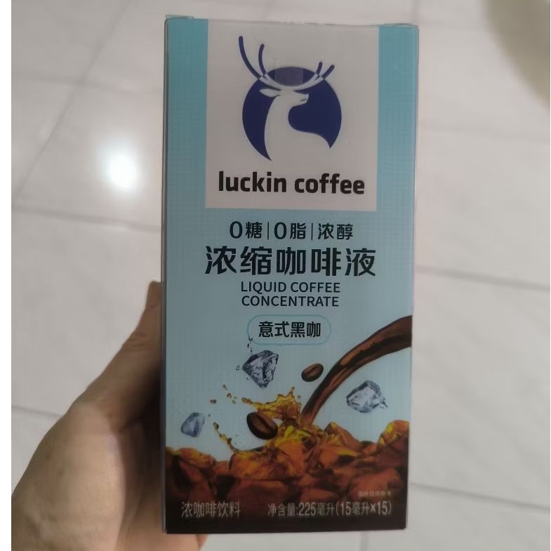 kopi instan sachet luckin coffee liquid coffee concentrate kopi espresso