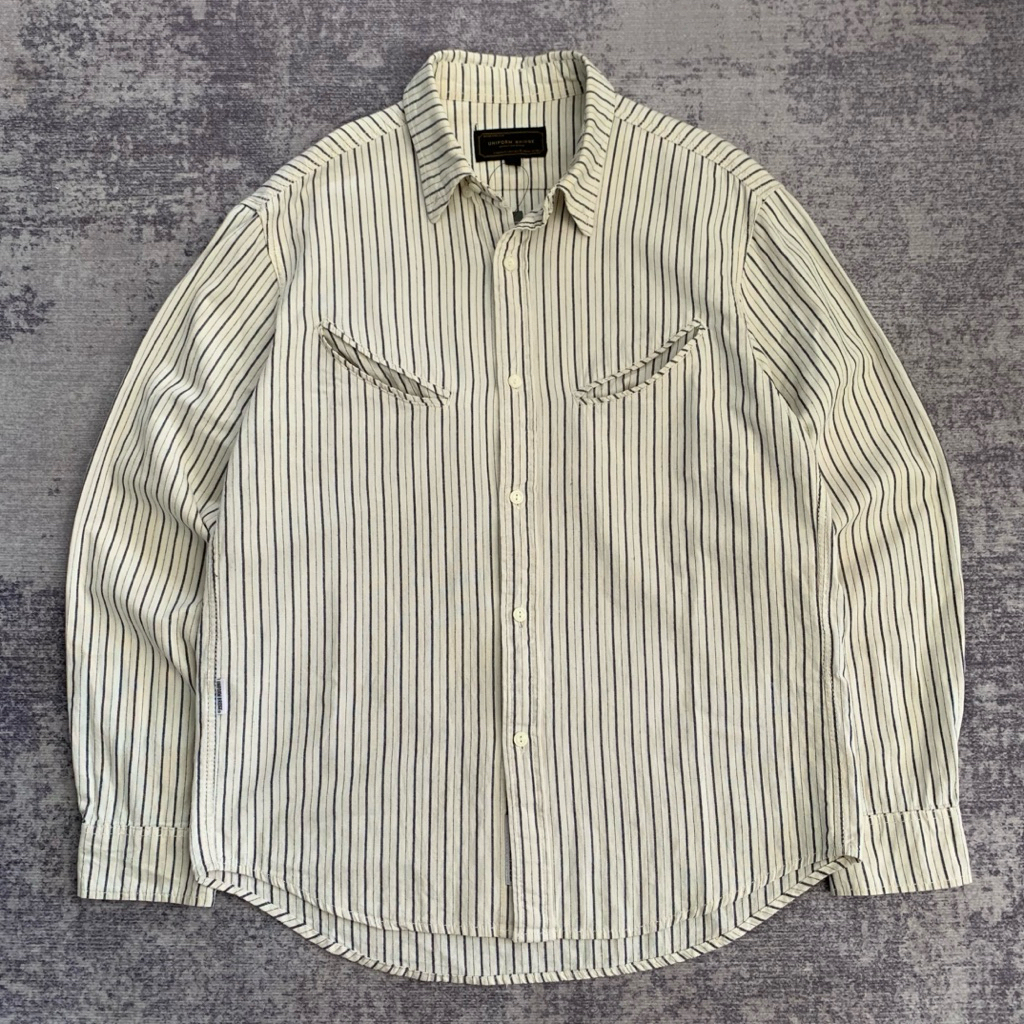 KEMEJA UNIFORM BRIDGE STRIPE