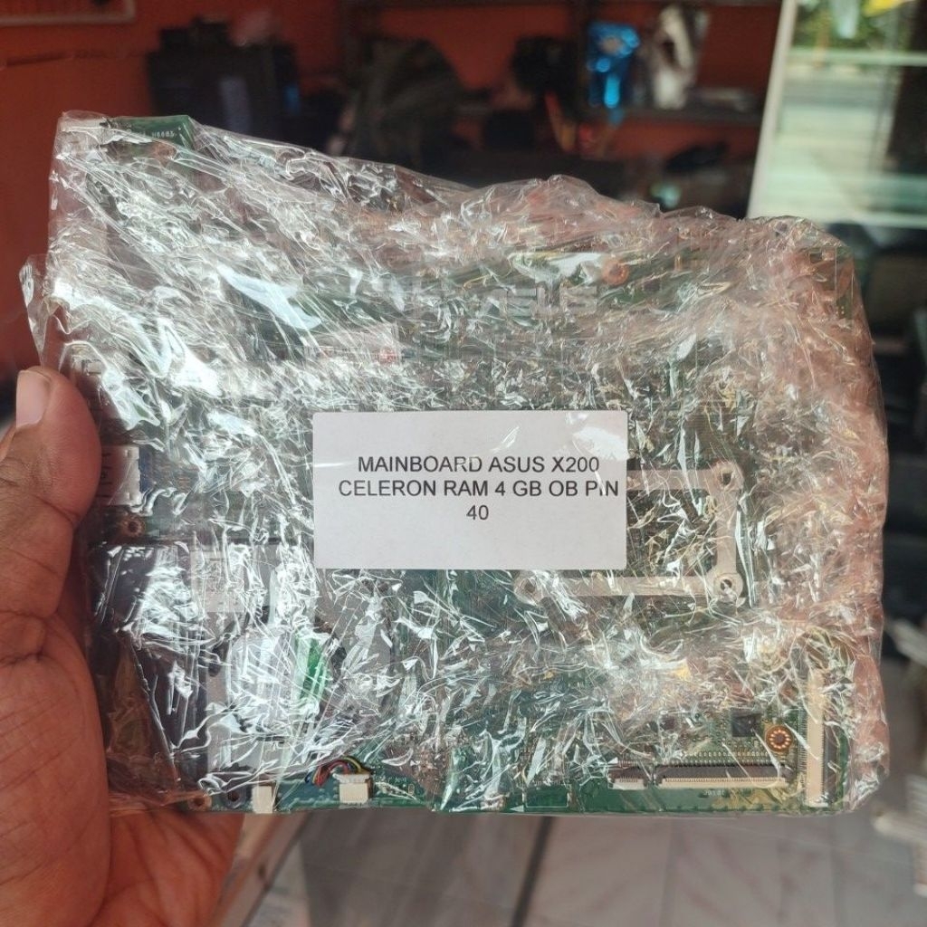 Mainboard Asus X200 X200M X200CA RAM 4 GB PIN 40 Used Normal Siap Pakai