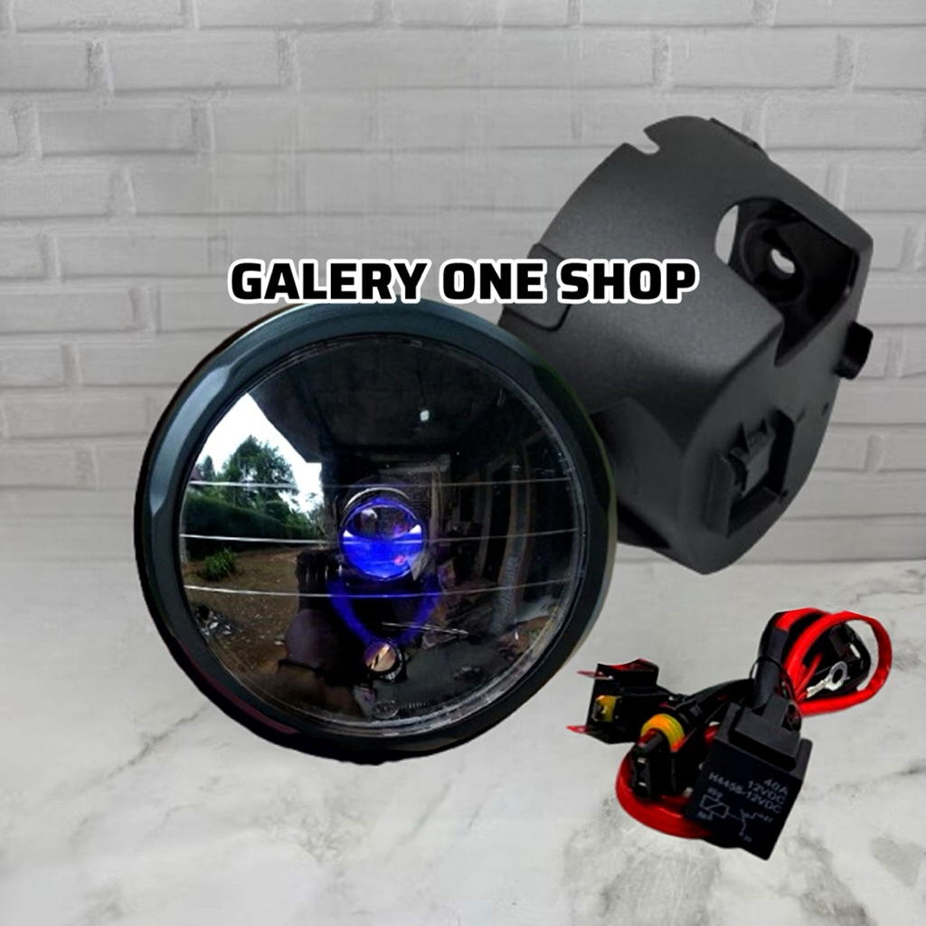 Reflektor lampu depan CB 150 Verza Custom Biled H4 Cahaya super terang