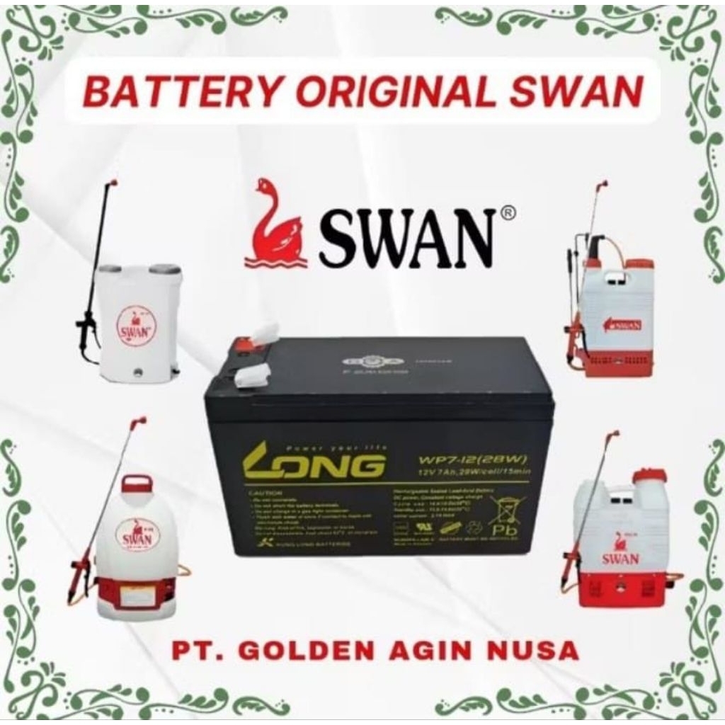AKI sprayer elektrik / Aki Eiko untuk sprayer elektrik / Aki original swan / Baterai untuk sprayer e