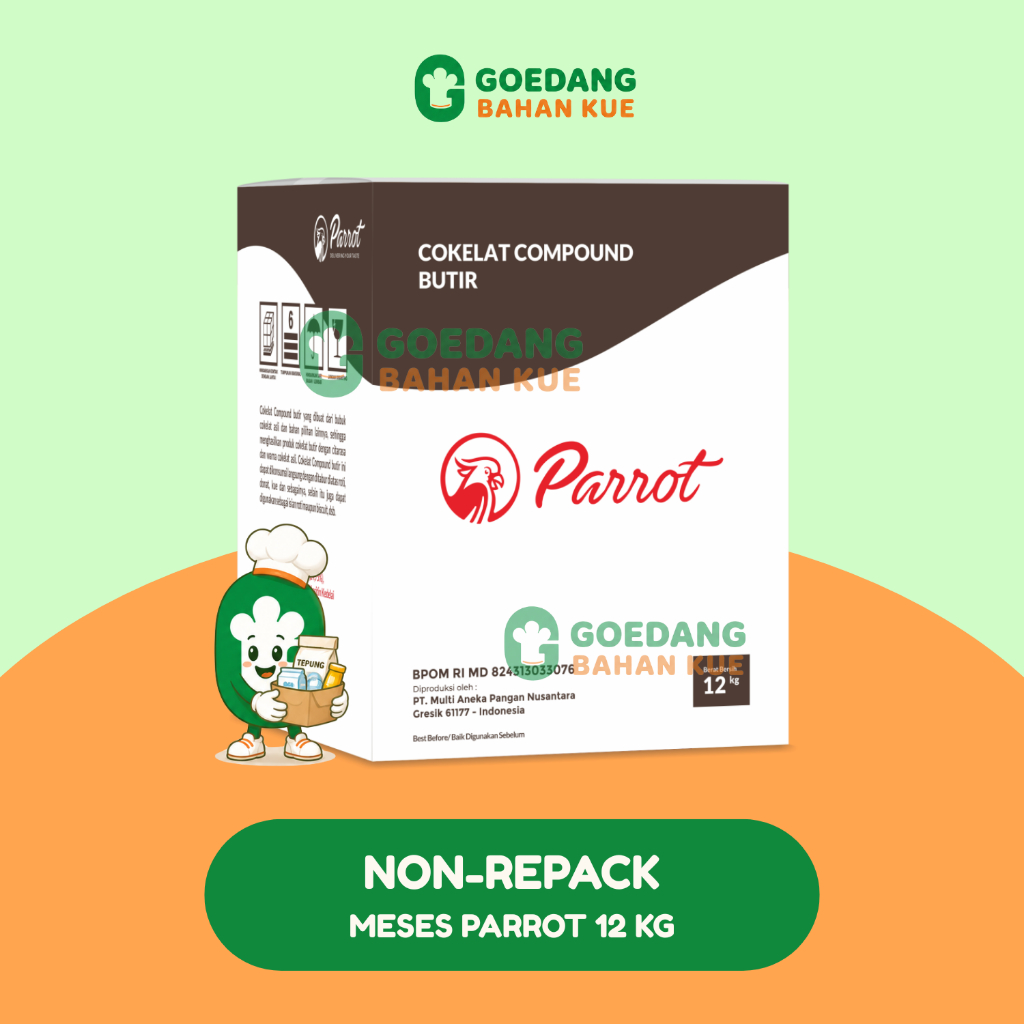 [DOS = 12,5 KG] MESES PARROT COKLAT 12,5 KG