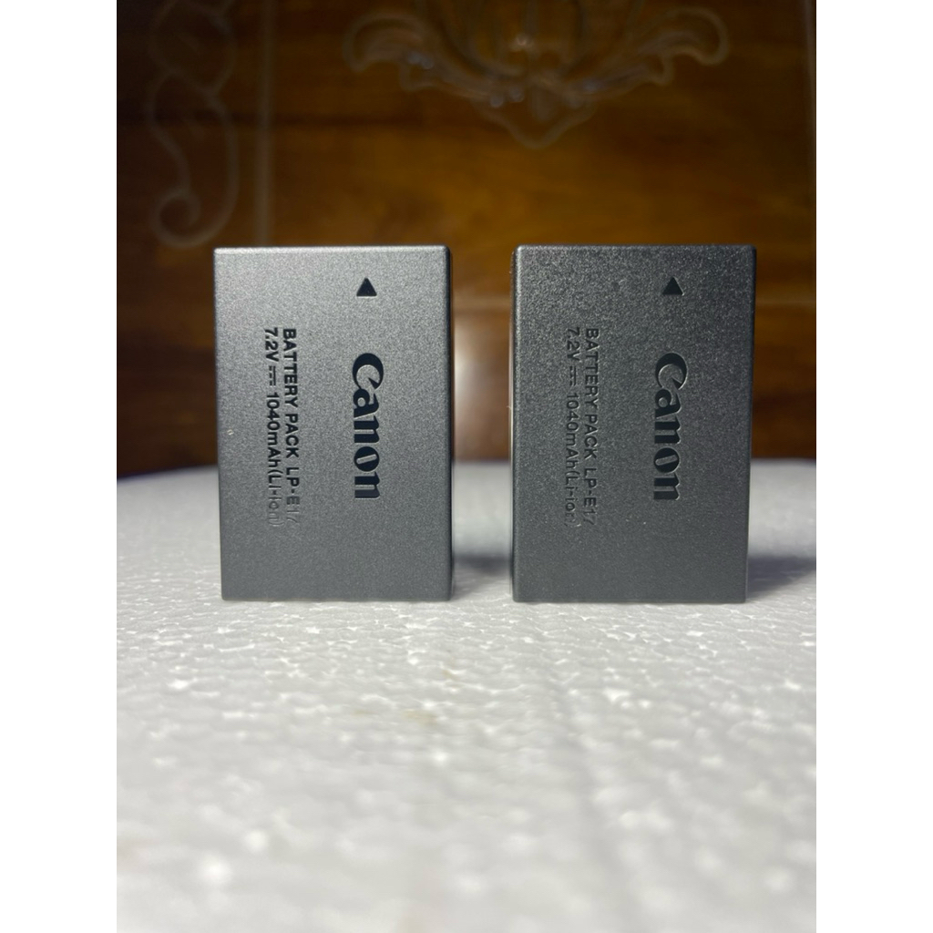Baterai kamera canon LP-E17 second sehat