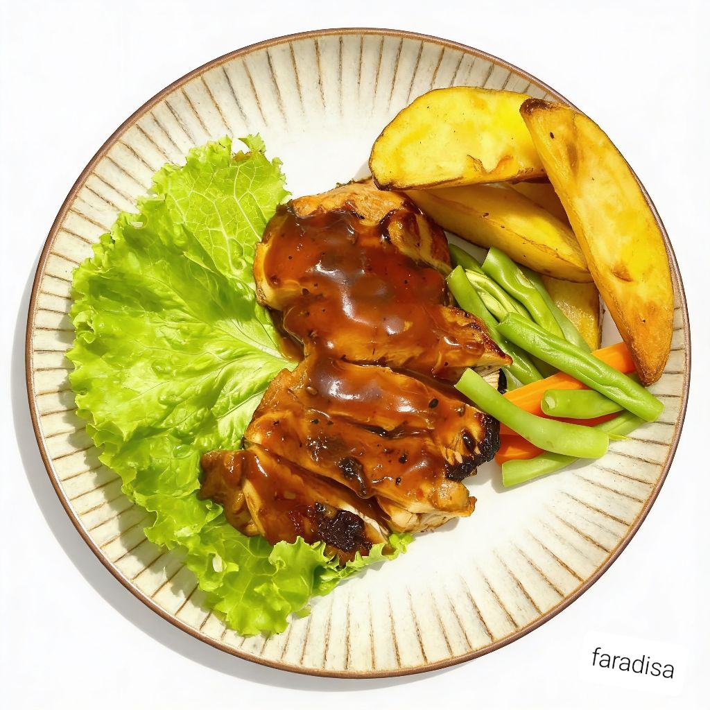 Steak Barbeque Patty Beef Chicken Crispy Ayam Fillet