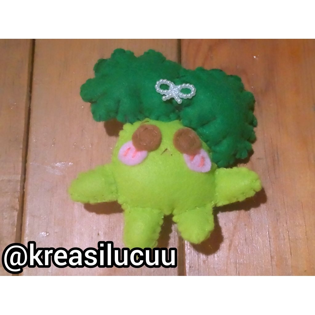 Gantungan kunci Brokoli / Ganci Brokoli / Keychain Brokoli