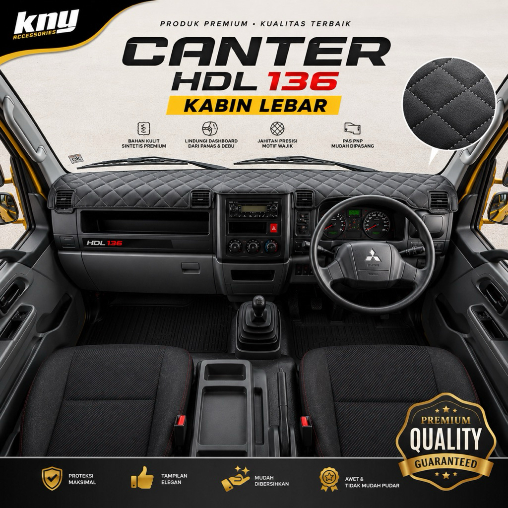 alas dashboard mobil truk canter HDL 136