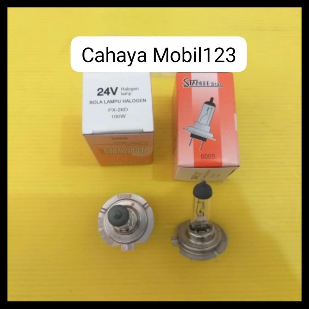 Bohlam Halogen H7 24V 100W Stanlee Star
