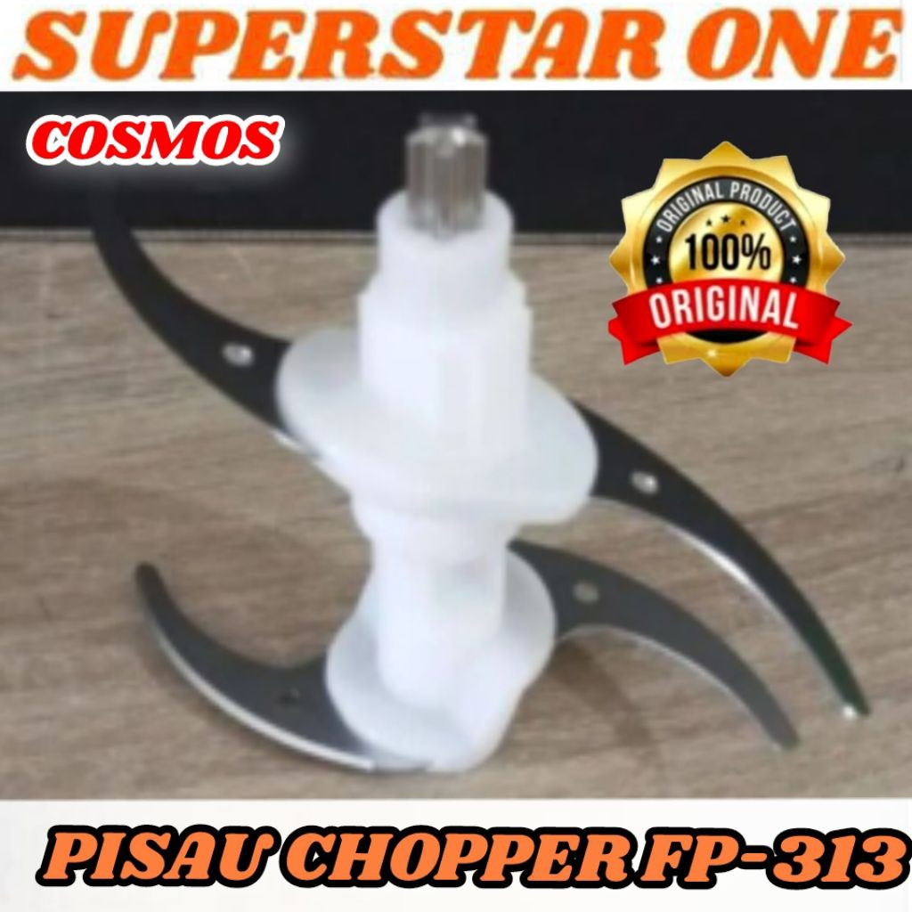 Cosmos pisau chopper blender kaca FP-313 FP 313 Ori