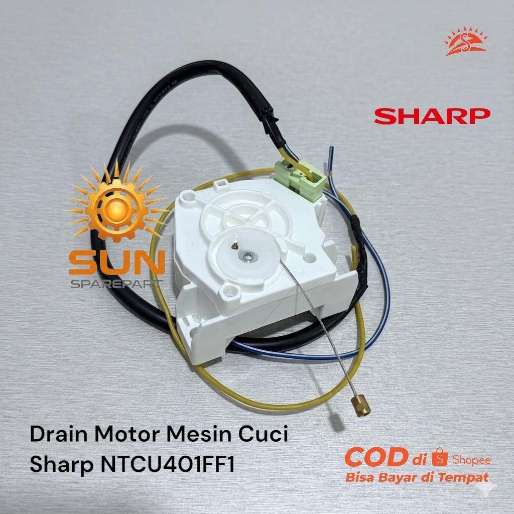 Drain motor mesin cuci sharp 1 Tabung NTCU401FF1/Motor Drain Sharp Mesin cuci 1 Tabung