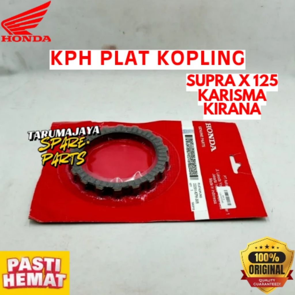 PLAT KOPLING ORIGINAL HONDA KODE KPH, PLAT KOPLING SUPRA X 125, PLAT KOPLING KARISMA



