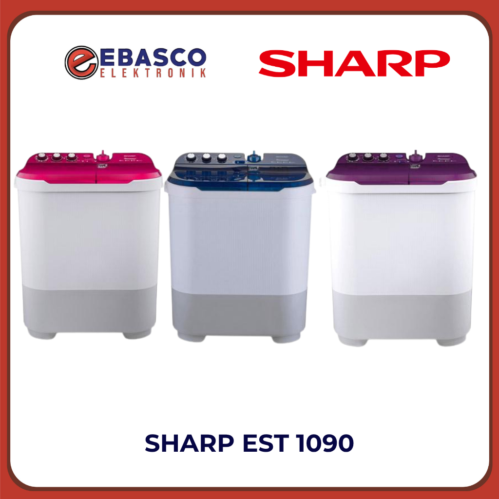 SHARP Mesin Cuci EST 1090 10Kg Super Aquamagic Garansi Resmi