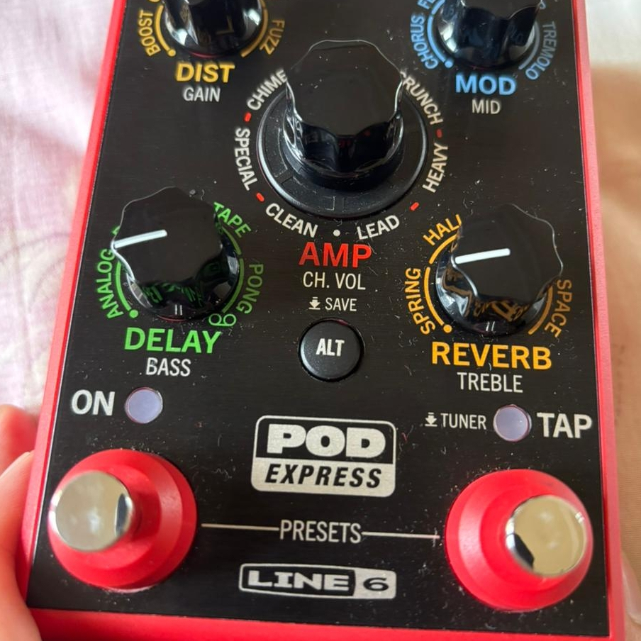 Line 6 Pod Express Guitar - Efek Gitar Line 6 Pod Original