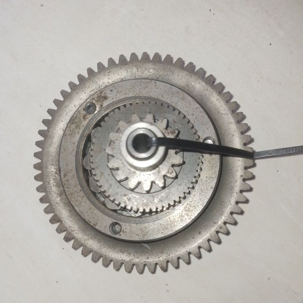 One way satria fu 150 karbu  ,stater satria fu original copotan