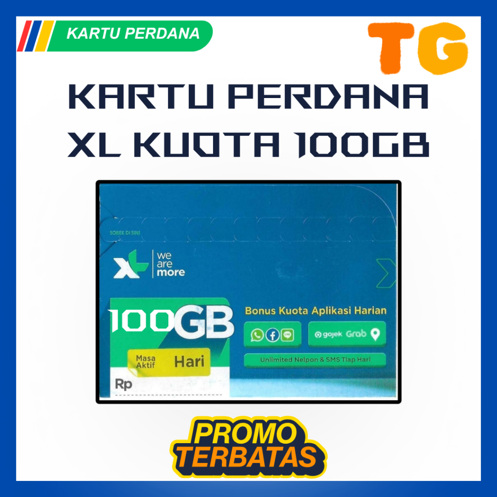 Kartu Perdana XL FlexMax 100GB 28 Hari Nasional