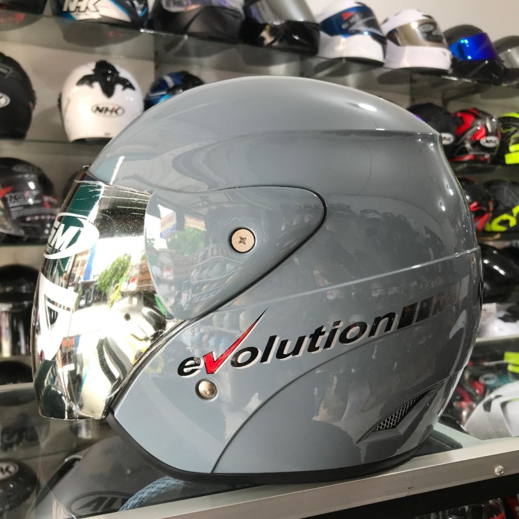 Helm GM Evolution warna lilac