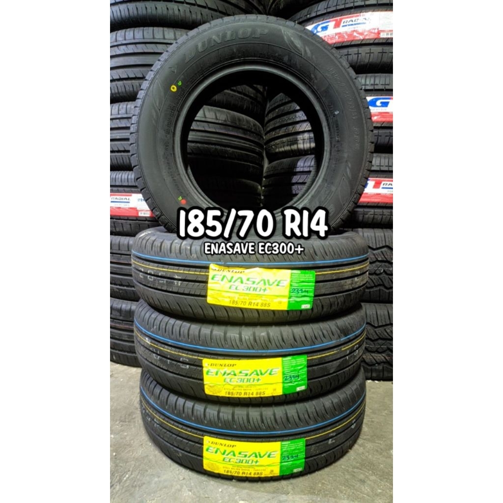 BAN BARU 185/70 R14 DUNLOP ENASAVE