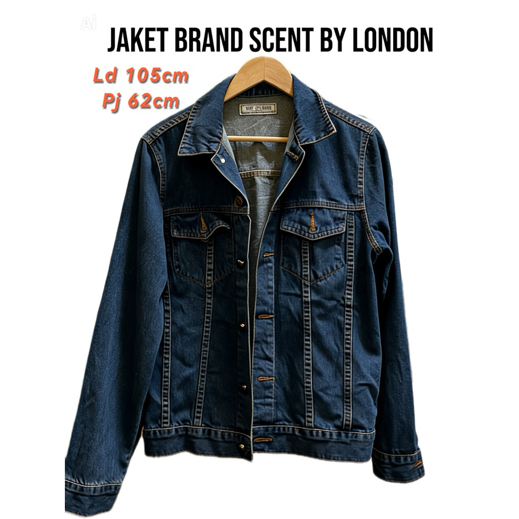 JAKET DENIM SCENT BY LONDON TERBARU