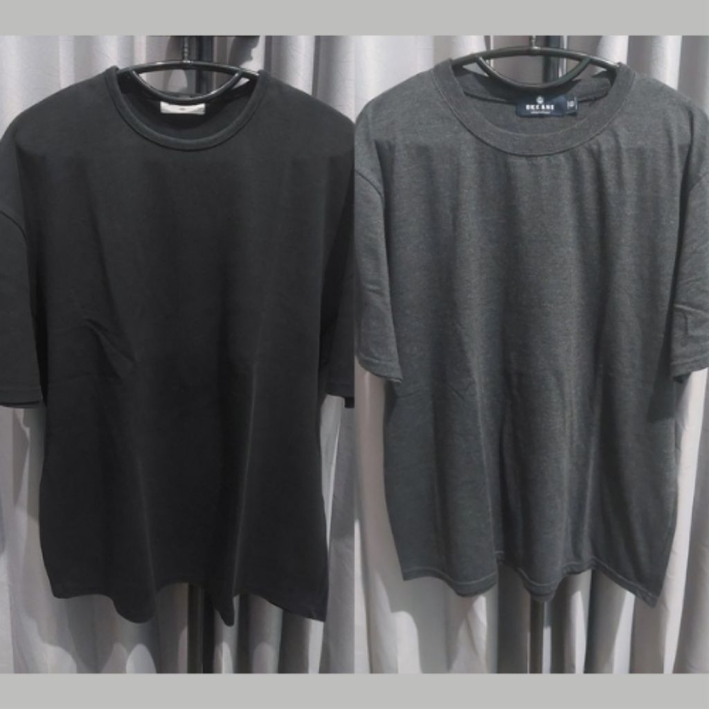 BUNDLING 2 BASIC TSHIRTS: ZAVANAS + OKKANE XL PRELOVED