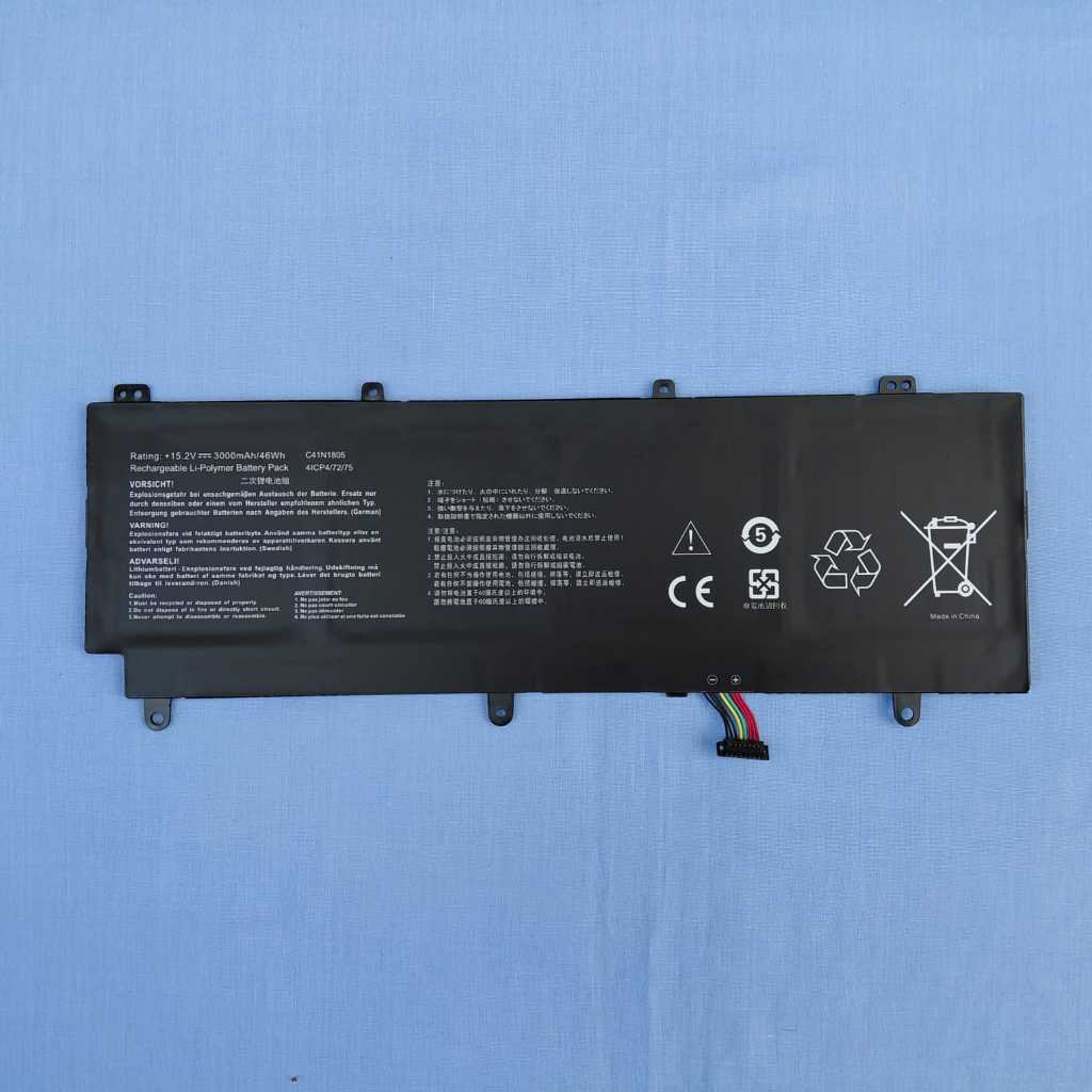 KODE C41N1805 BATERAI ASUS ROG ZEPHYRUSS GX531 GX531GX GX531GS AH76 AH78 ES004T ES009R - ZEPHYRUS GX