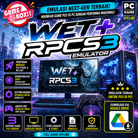WET + RPCS 3 EMULATOR - PC GAME
