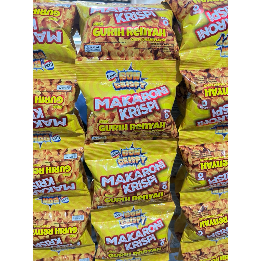 Boncabe Makaroni Krispi Pedas Isi 10 Renceng