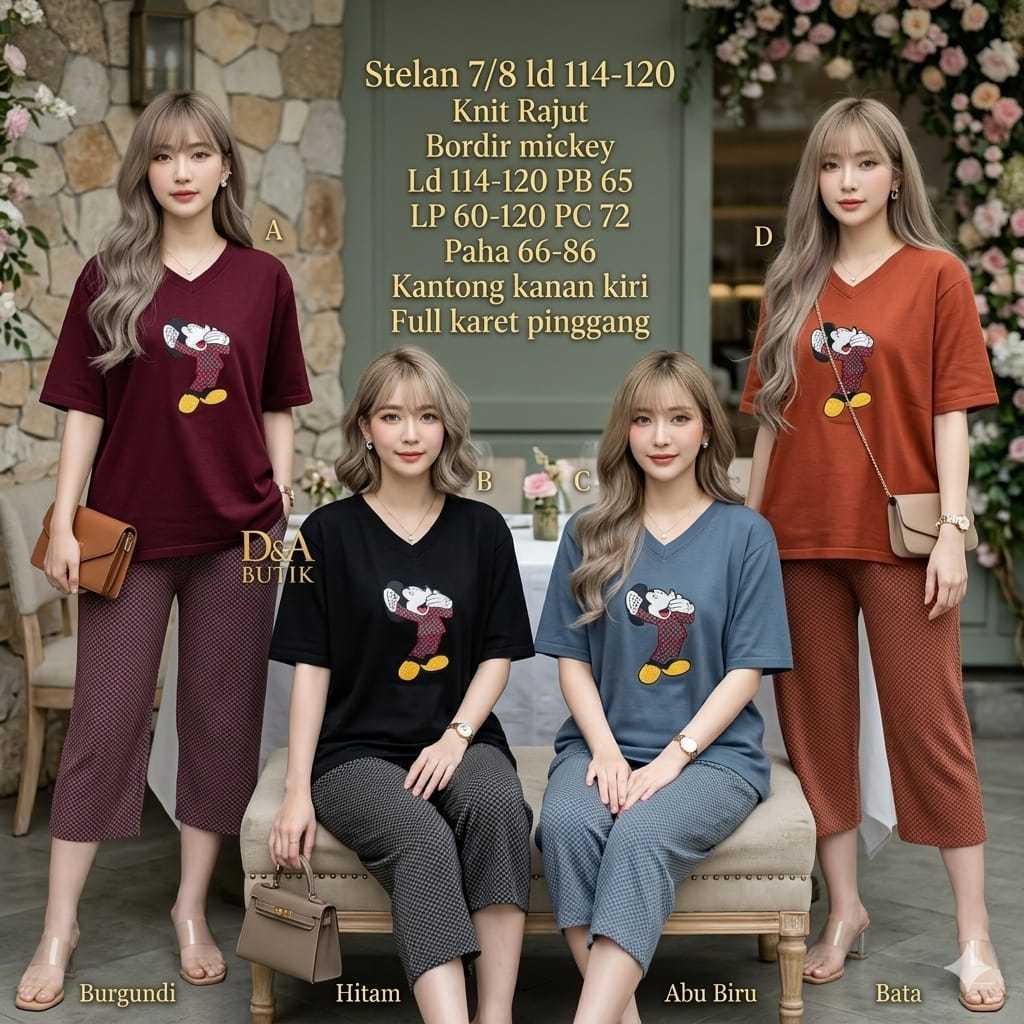 DNA BUTIK || 7/8 110. Stelan 7/8 Wanita LD 110-120cm babyterry improt premium, stelan wanita 7/8 wan