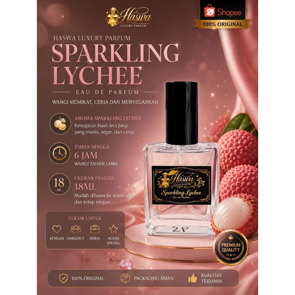Parfum Sparkling Lychee Eau de Parfum 18ml | parfum | parfum murah