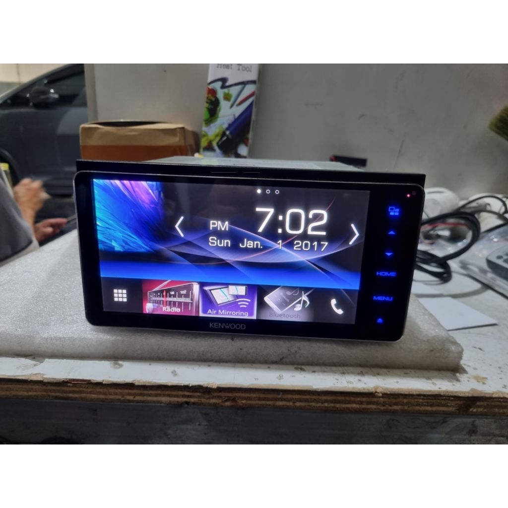 KENWOOD DDX917WS FULLSET HEAD UNIT MONITOR TV DVD DOUBLE DIN TAPE DOBELDIN MOBIL SECOND BEKAS