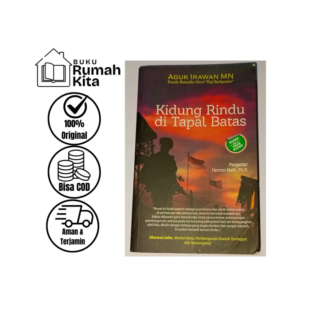 (Preloved/Bekas) Kidung Rindu di Tapal Batas - Aguk Irawan MN