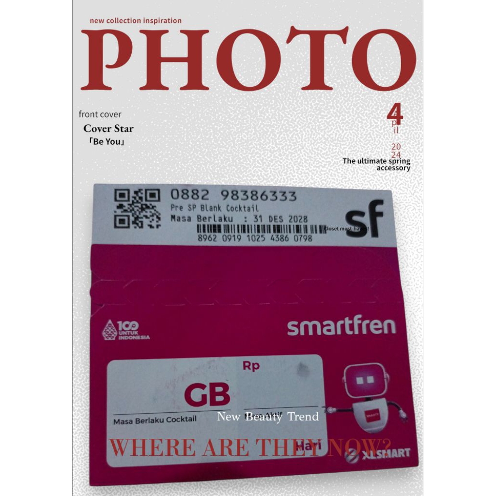 nomor cantik smartfren 88 29 838 6 333 isi kuota 3gb jaringan 5G