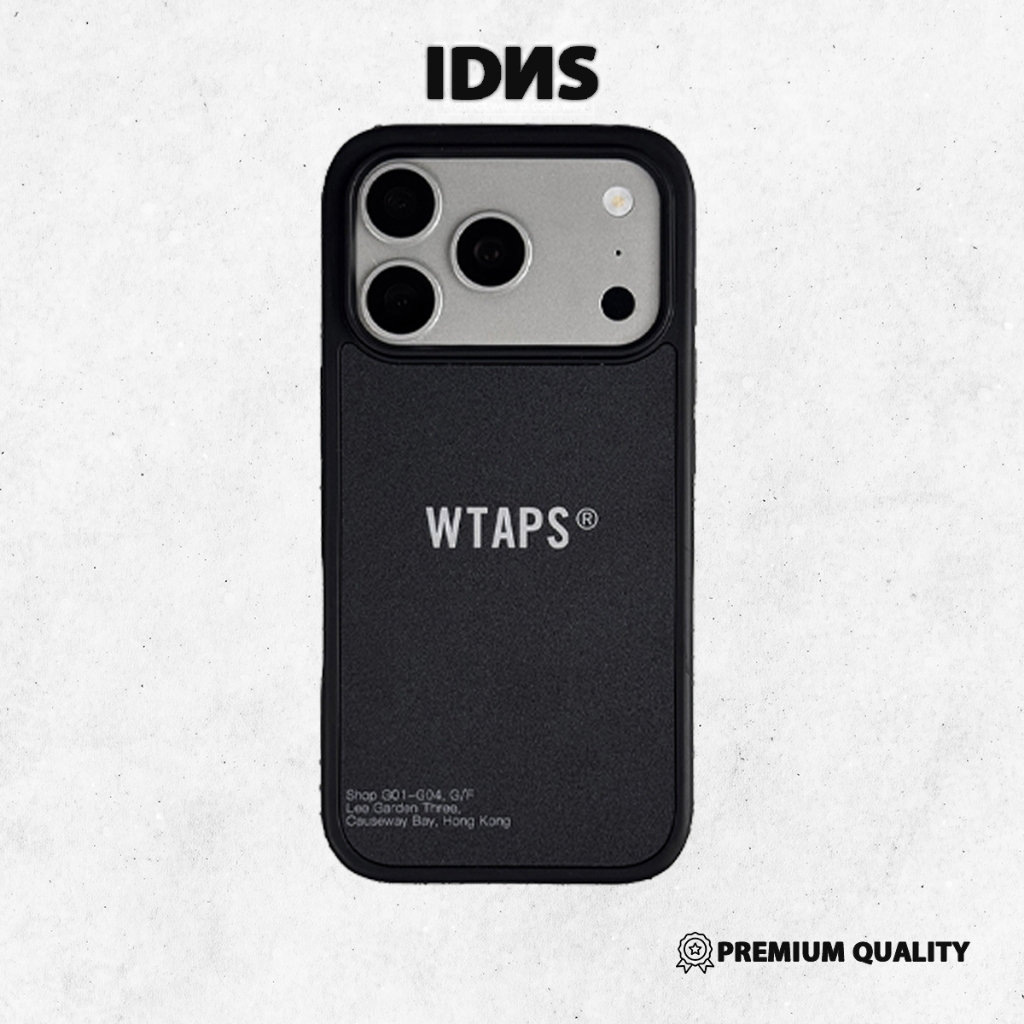 IDNS Hardcase Iphone Wtaps 01 Casing Iphone 12 Pro Max 13 Pro Max 14 Pro Max 15 Pro Max |16 Pro Max 