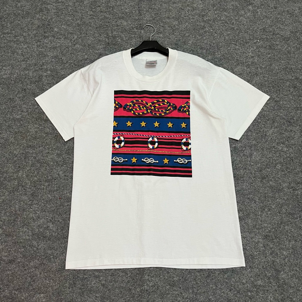 Vintage Single Stitch Oneita Sailor Art T-shirt