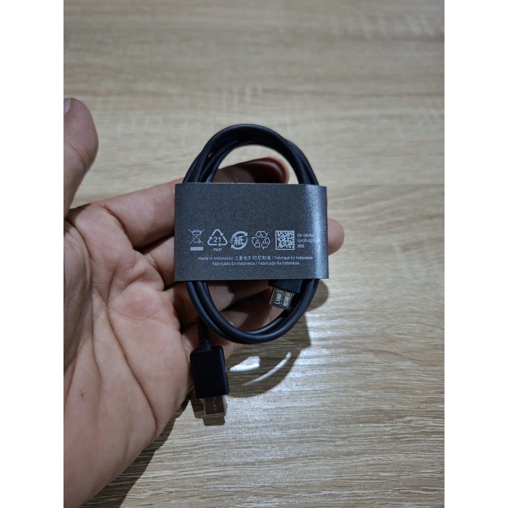 Kabel Data Samsung C to C / Kabel Samsung Tipe C to C Original Copotan
