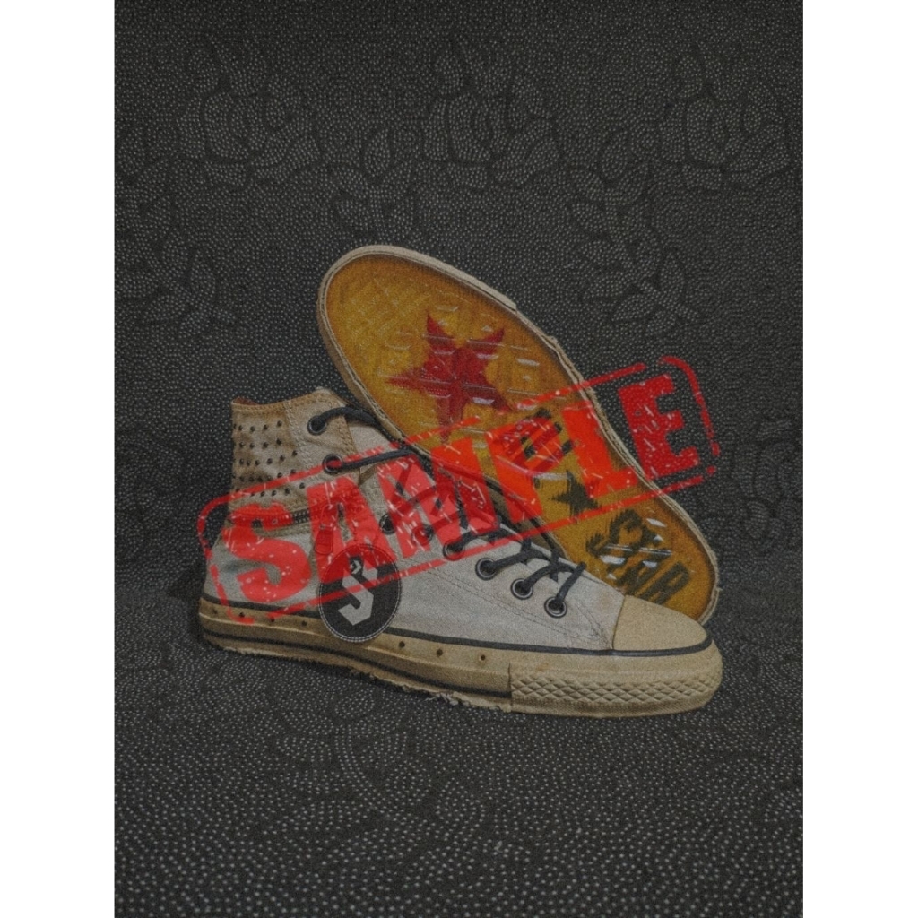 Converse X Johnvarvatos "SAMPLE" Zipper Mini Studed