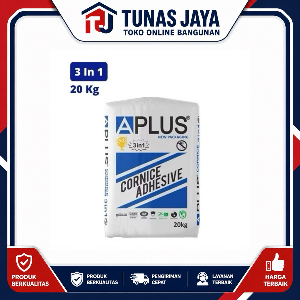 compound A PLUS Cornice Adhesive eceran 1kg