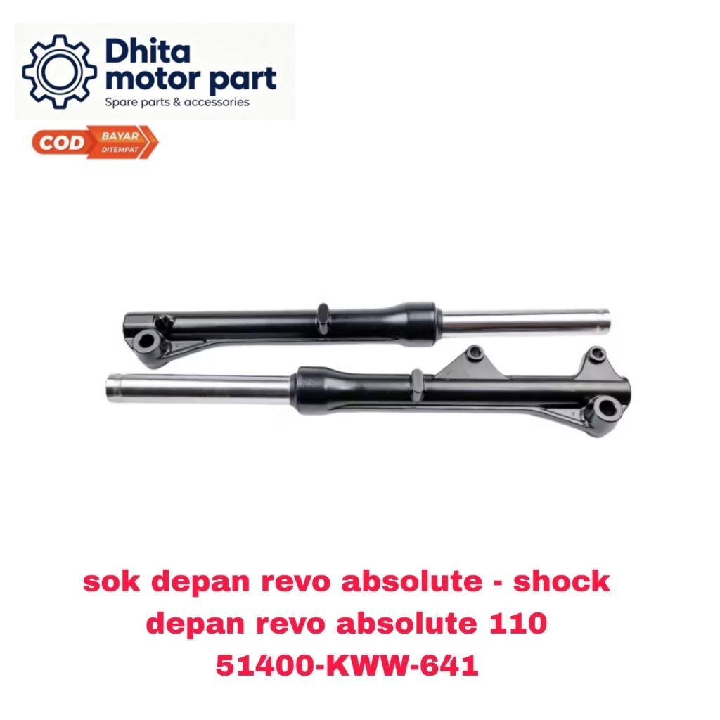 sok depan revo absolute - shock depan revo absolute 110  51400-KWW-641 DHITA PART MOTOR