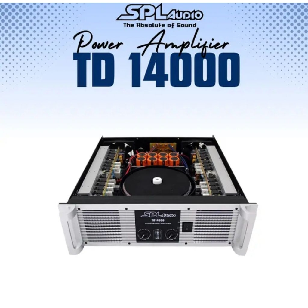 SPL Audio Power Amplifier TD 14000 Original  2×2200watt class TD Redy stok