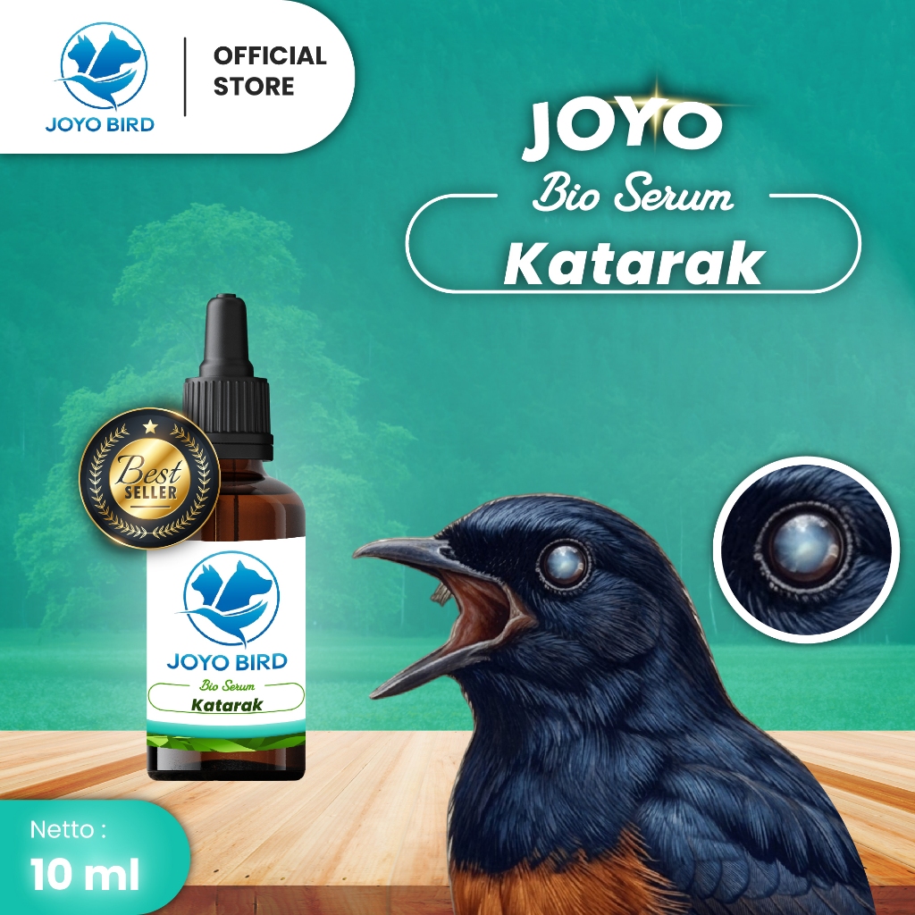 OBAT KATARAK BURUNG | MATA NITIK PUTIH | MATA KATARAK BURUNG | BIO SERUM KATARAK 10 ML