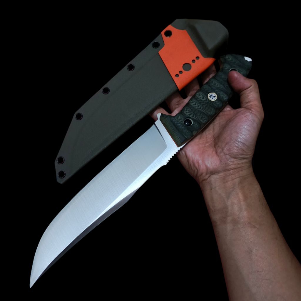 Bowie Custom Fulltang Kydex Micarta