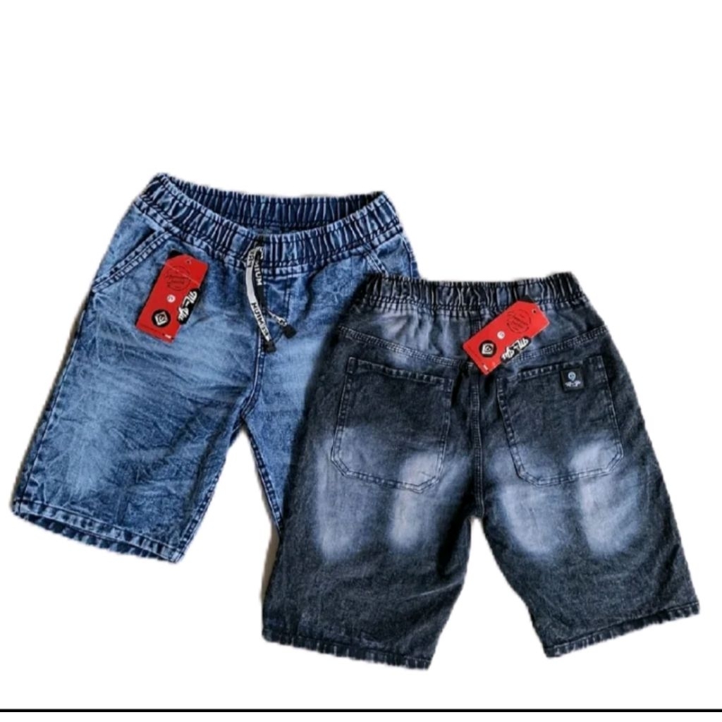 Celana Pendek Jeans Pria Rip Snow