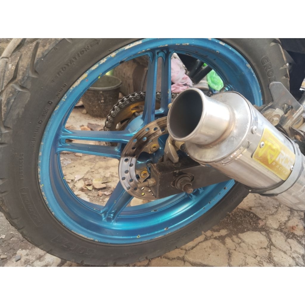 velg belakang Yamaha Vixion new NVL ori copotan motor