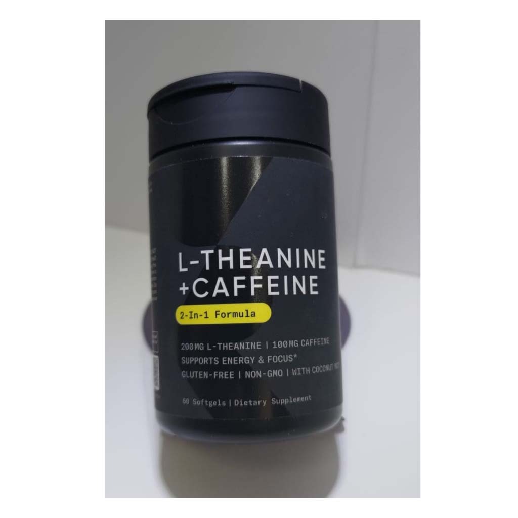 SR RESEARCH . L-Theanine & Caffeine, 2-in-1 Formula, 60 Softgels