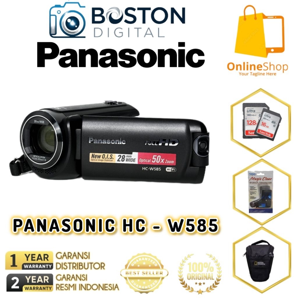 PANASONIC HC - W585 FULL HD / HANDYCAM PANASONIC HC - W585