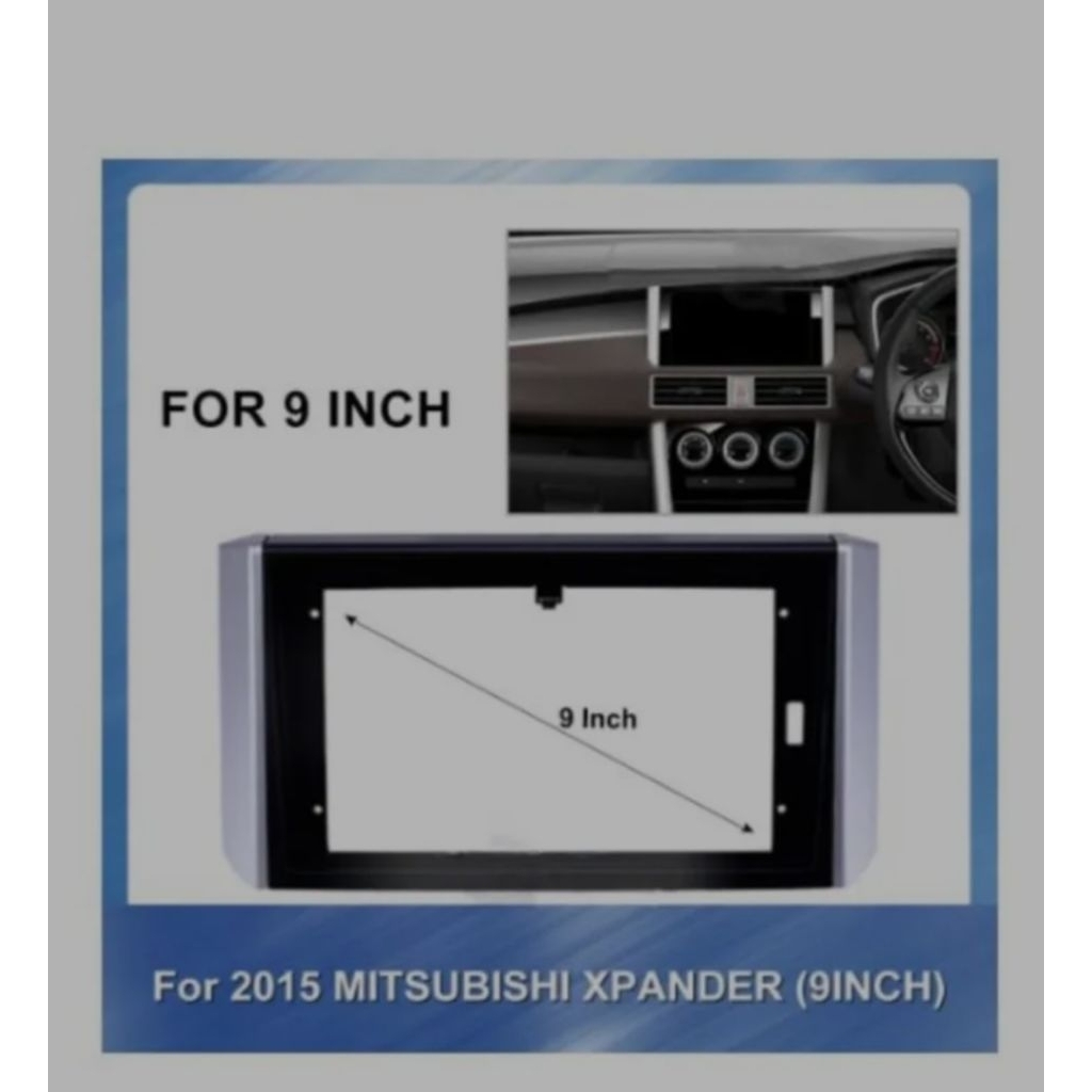 Frame headunit android mitsubishi xpander /Livina 9inc 2018