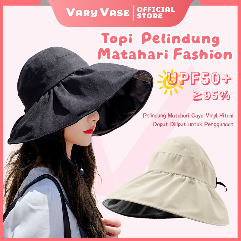 Vary Vase Topi Pelindung Matahari Fashion Topi Wanita Anti UV Topi Anti Panas Matahari Wanita Topi P