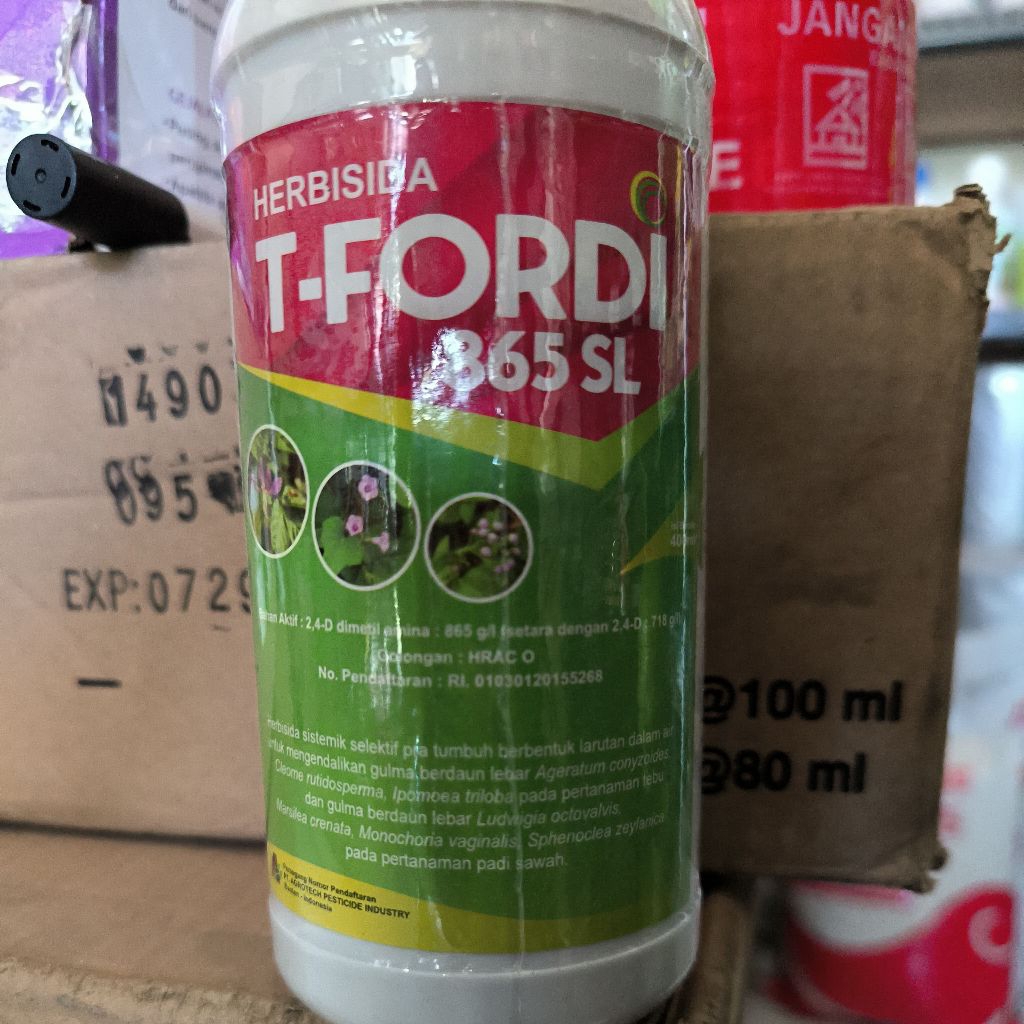 Herbisida T-FORDI 865 SL 400 ml - Daya Berantas Luas, Efektif Mengendalikan Gulma