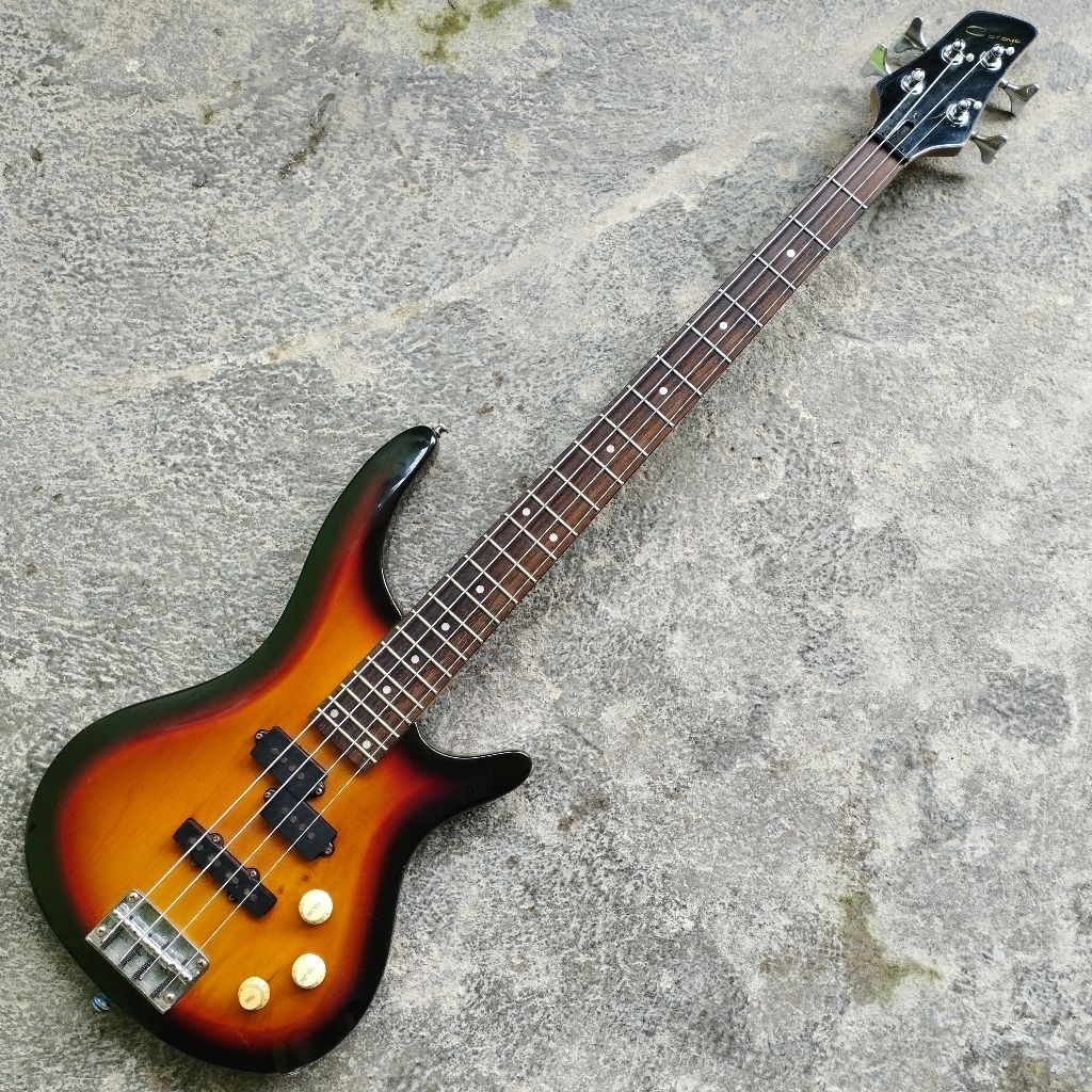 GITAR BASS ORIGINAL CARAYA PJ BASS SUNBRUST SECOND MURAH
