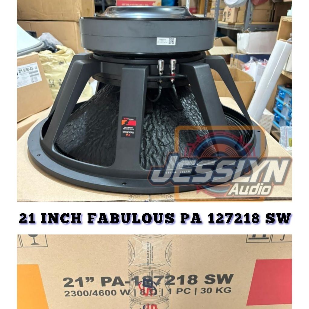 Packing kayu | Speaker ACR Fabulous  21 inch  PA 127218 SW double magnet double damper 4600 Watt Ori