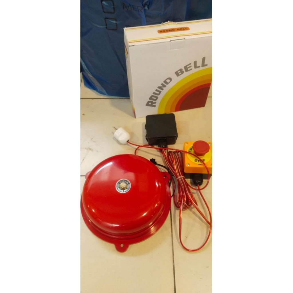 Sirine Bell Sekolah / Bell Pabrik / Bell Kantor Dll Roundbell 200MM