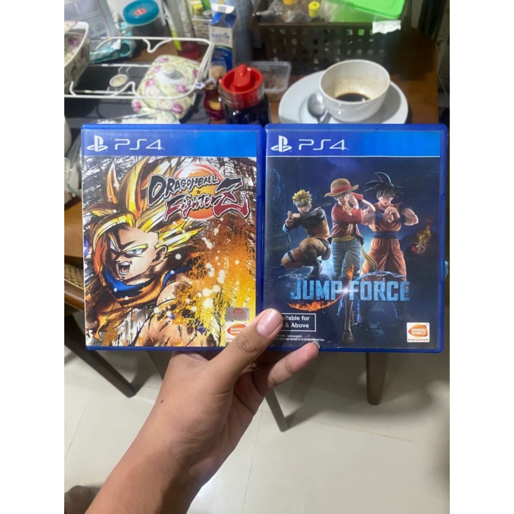 kaset ps4 second jump force, dragon ball fighter z